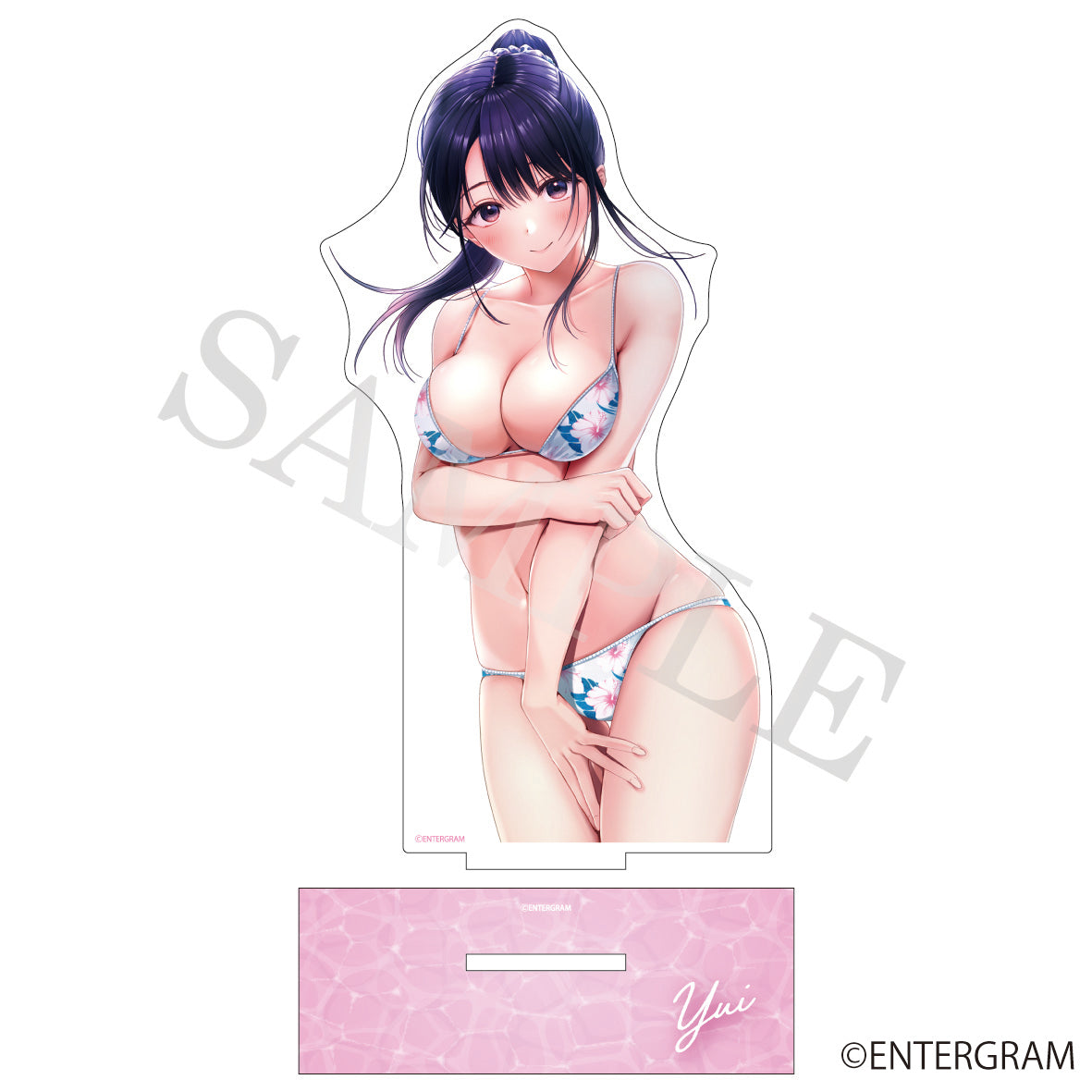制服カノジョ2 許斐ゆい推しセット アクリルフィギュア+立体パッドストラップ&ブロマイドセット