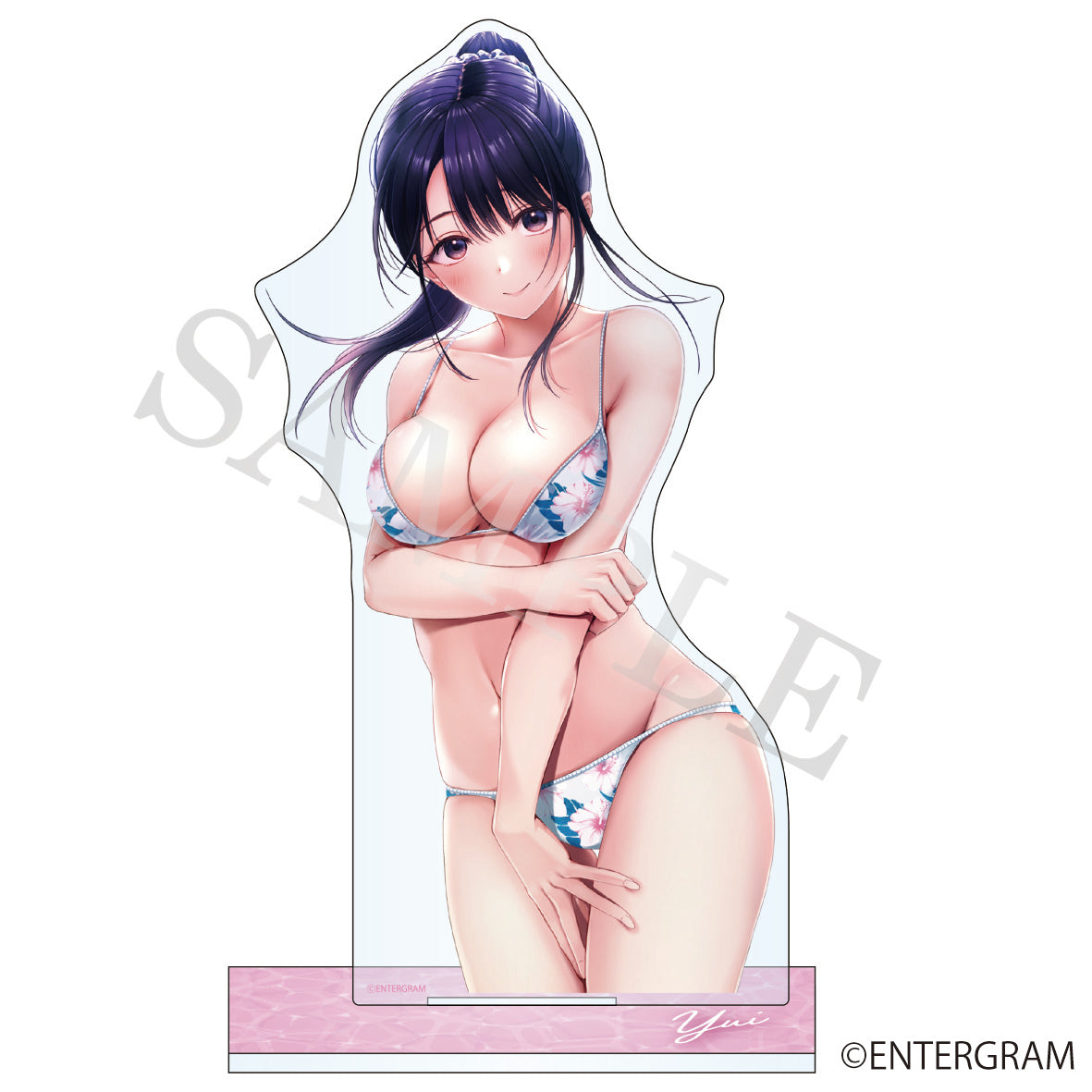制服カノジョ2 許斐ゆい推しセット アクリルフィギュア+立体パッドストラップ&ブロマイドセット