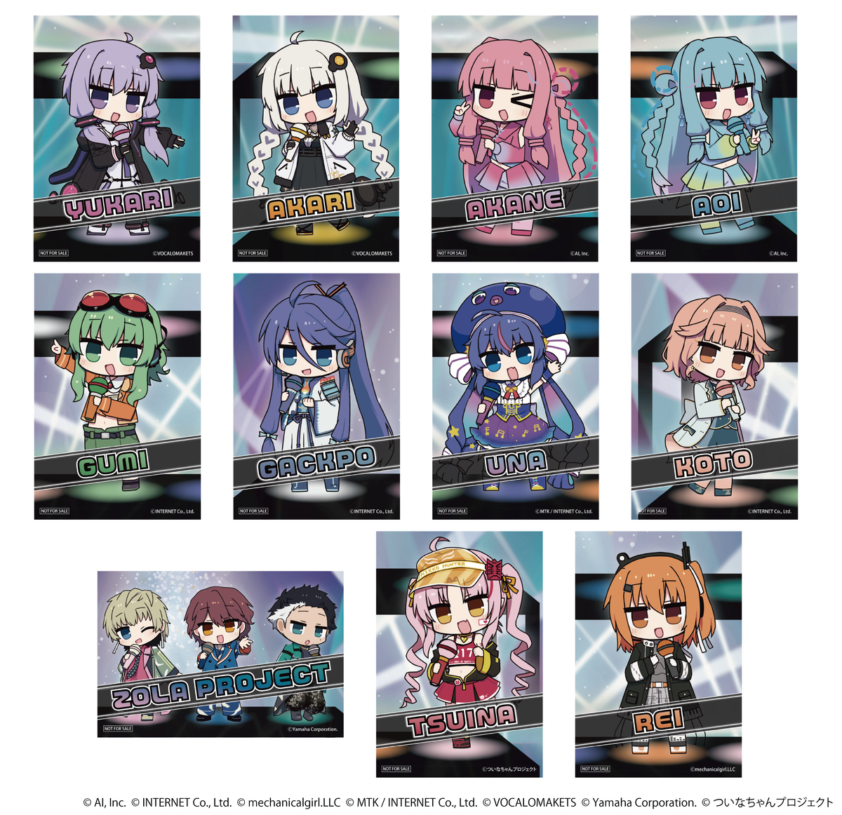 【特典付き】ZOLA Project アクリルフィギュア Cutie ぼーかりすと! 予約商品