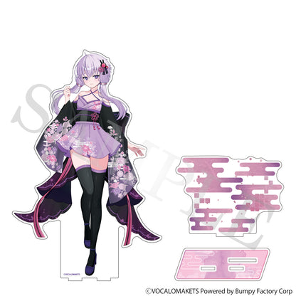 【特典付き】結月ゆかり 描き下ろしイラスト 【着物ドレス】 アクリルフィギュアメガ 結月ゆかり 純