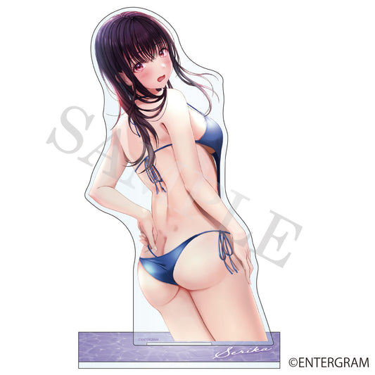 制服カノジョ2  桃尻芹香推しセット アクリルフィギュア＋立体パッドストラップ＆ブロマイドセット