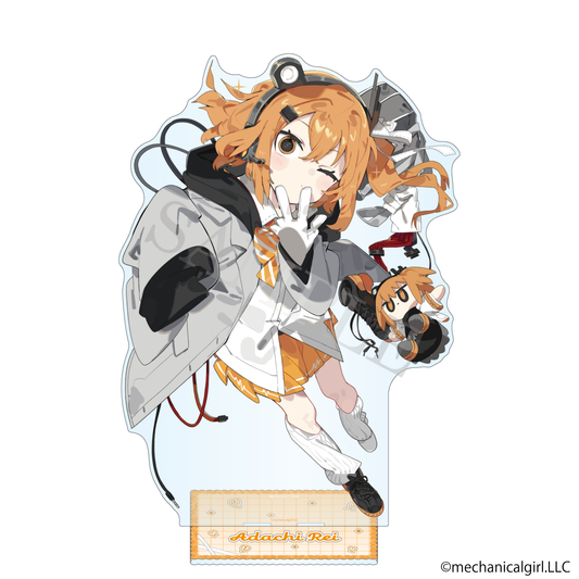 【特典付き】足立レイ アクリルフィギュア メガ School Time 予約商品