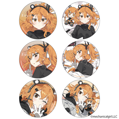 【特典付き】足立レイ 缶バッジコレクション -Relax Time & School Time- トレーディング仕様：全6種 コンプリートセット予約商品