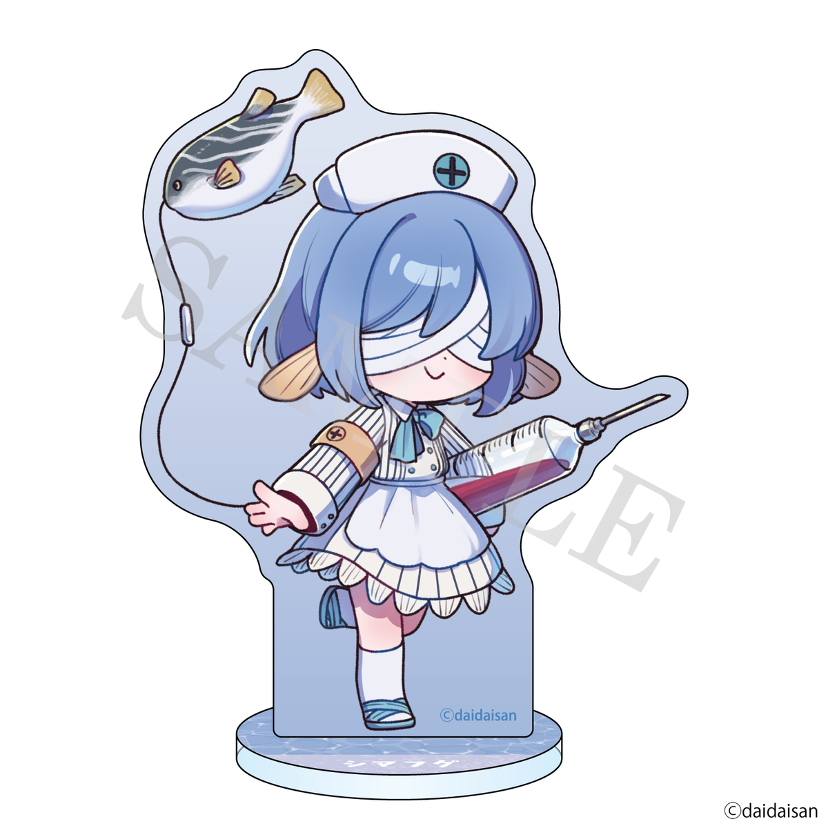 アクアリウムは踊らない シマフグ アクリルフィギュア Cutie おいでよ！ビアンカ水族館 予約商品