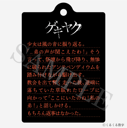 【特典付き】ゲキヤク 2連ダイアリーキーホルダー 予約商品