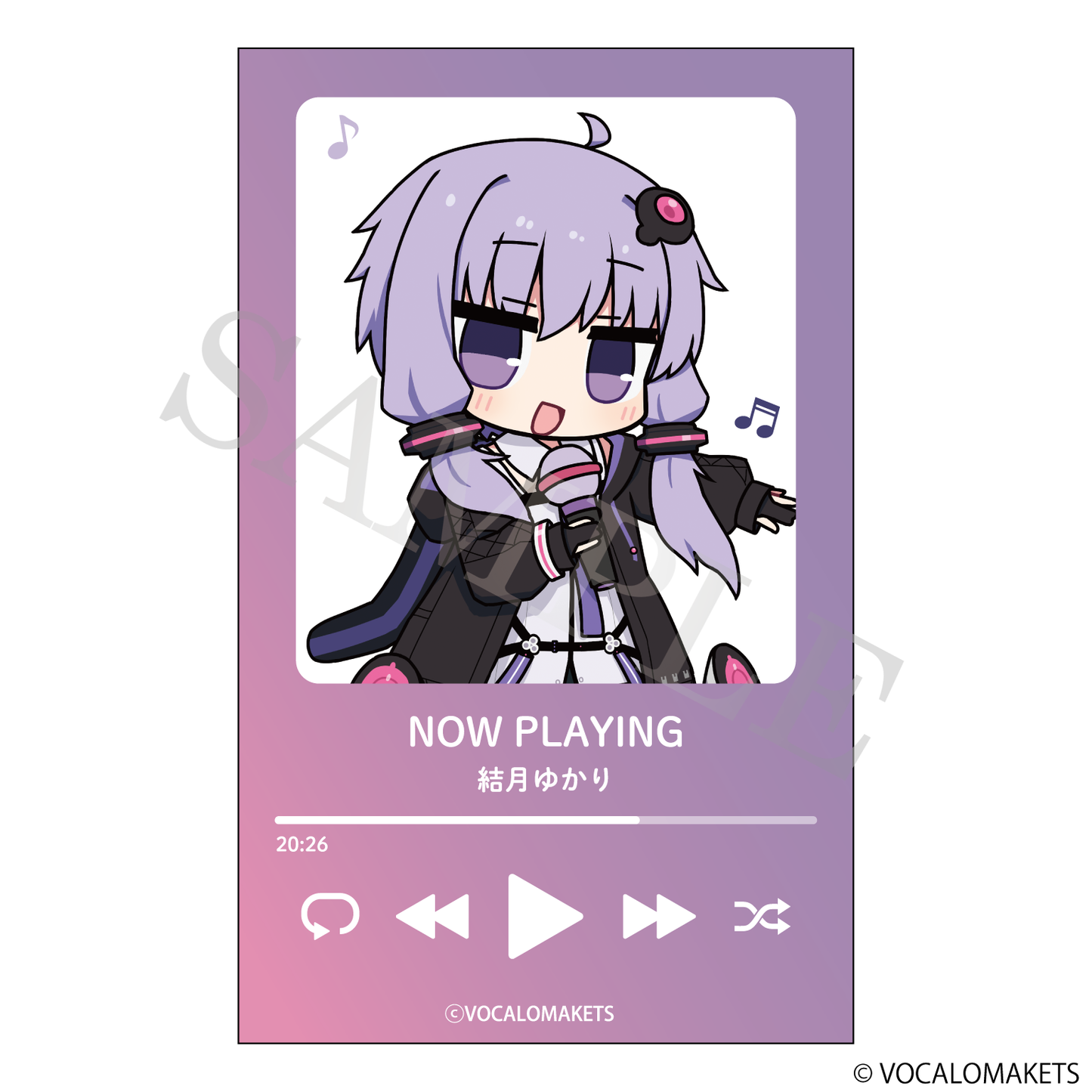 【特典付き】結月ゆかり インスタントフォト風カード ぼーかりすと！ 予約商品