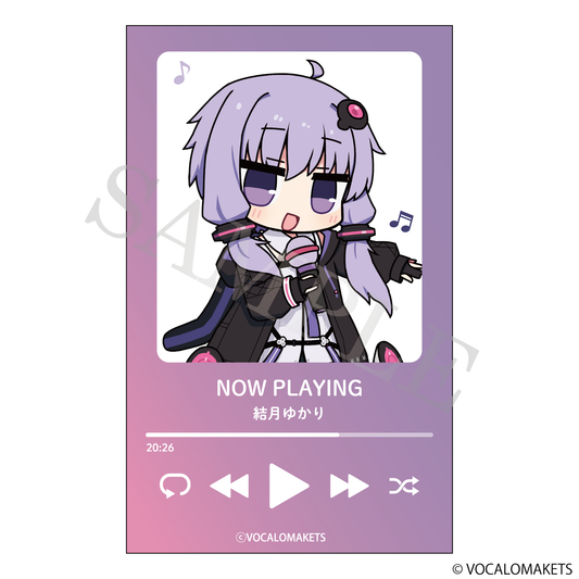【特典付き】結月ゆかり インスタントフォト風カード ぼーかりすと！ 予約商品