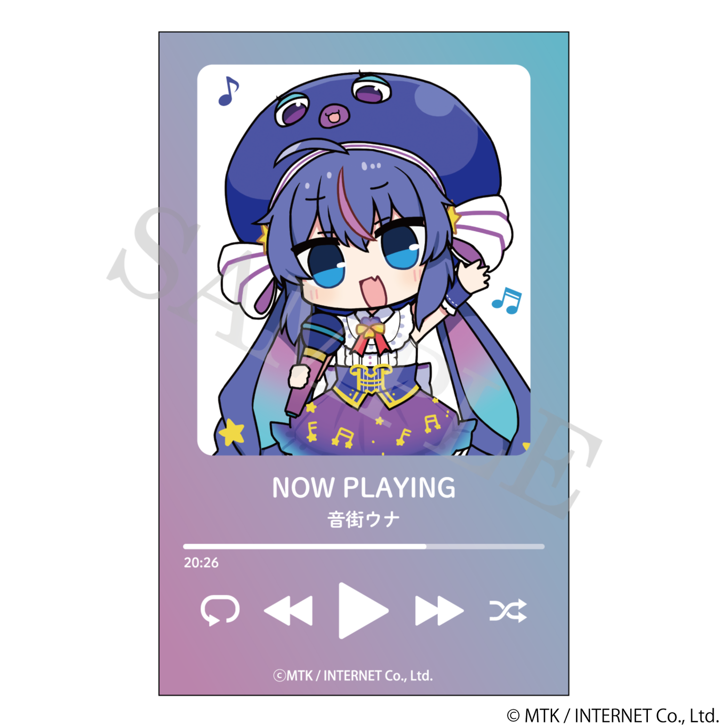 【特典付き】音街ウナ インスタントフォト風カード ぼーかりすと！ 予約商品